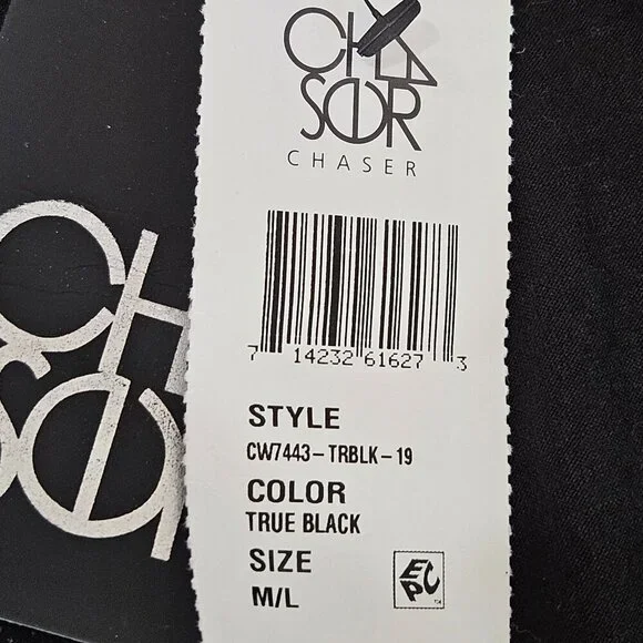 NEW!! Chaser Rock & Roll Glitter Kimono Duster Wrap Jacket M/L Black Sexy Party - Picture 12 of 12